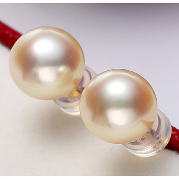 Bông tai vàng 18k ngọc trai biển Akoya 5-7,5mm Angel