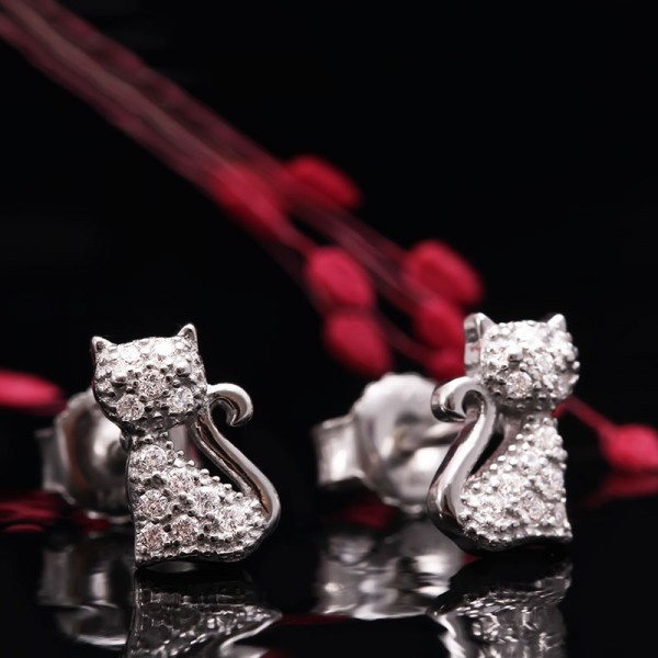 Bông tai bạc Eira Love4