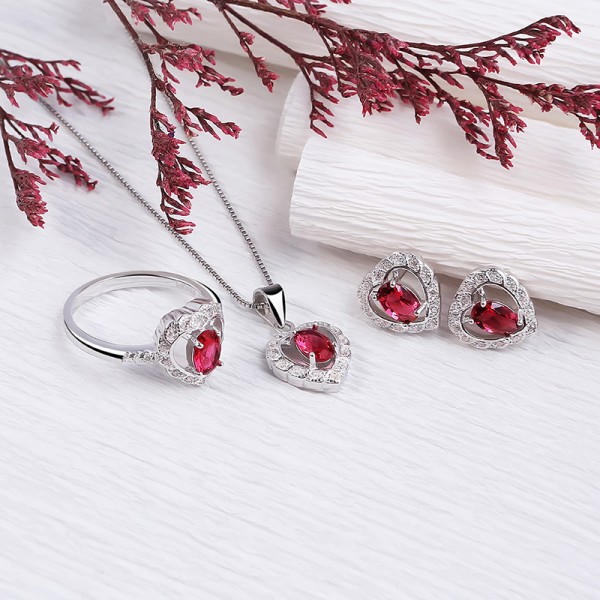 Bộ trang sức bạc Giselle Love       2