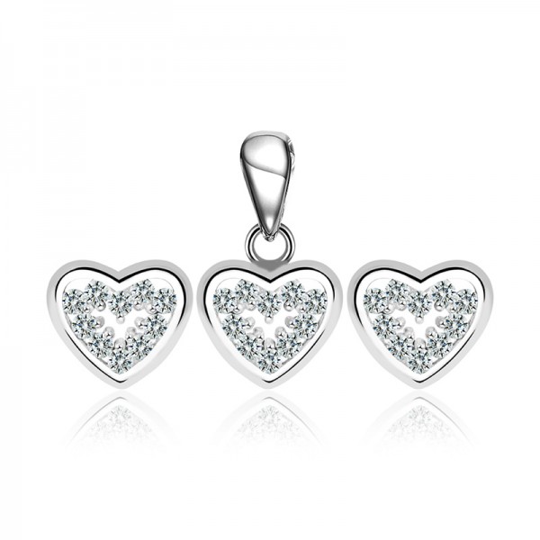 Bộ trang sức bạc Azir Love1