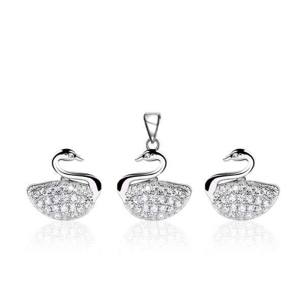 Bộ trang sức bạc Beauty Duck 1
