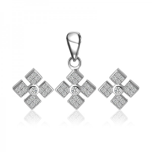 Bộ trang sức bạc Dylan 1