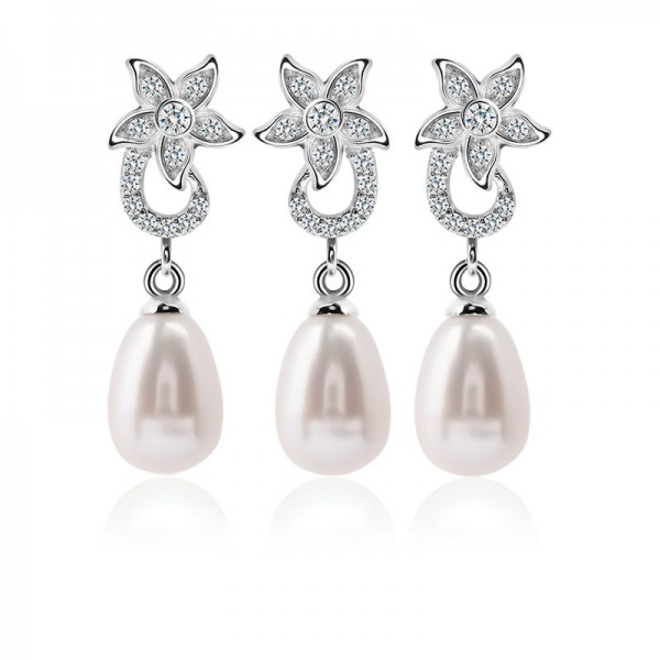 Bộ trang sức bạc Chriselda Love1
