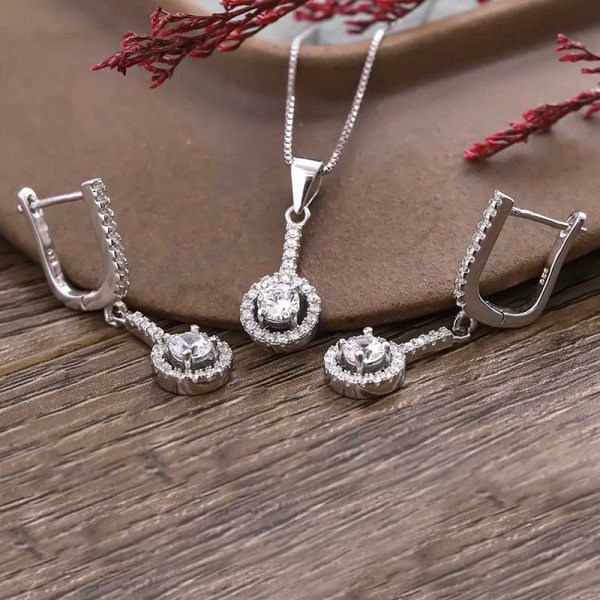 Bộ trang sức bạc Delwyn Like2