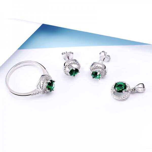 Bộ trang sức bạc Gisel Love       2