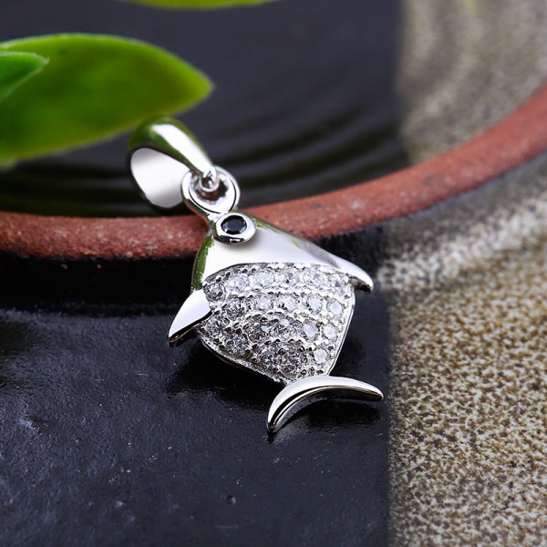 Bộ trang sức bạc Hemi Fish 4