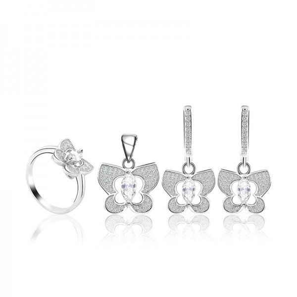 Bộ trang sức bạc Kali Love1