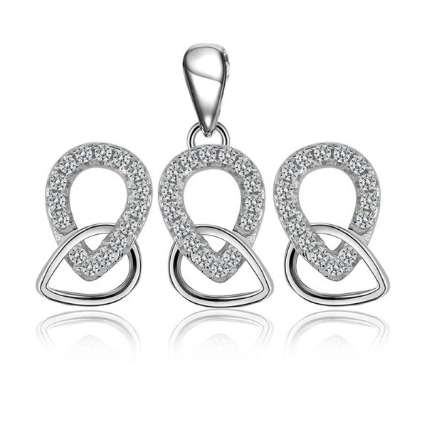 Bộ trang sức bạc Lila Water 1
