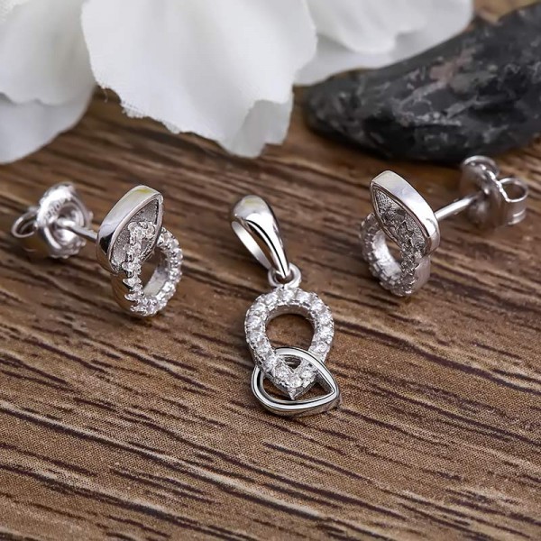 Bộ trang sức bạc Lila Water 2