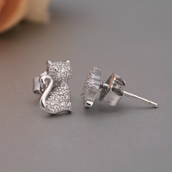 Bộ trang sức bạc Love Cat 3