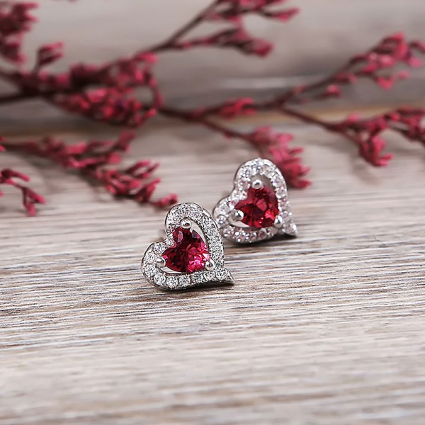 Bộ trang sức bạc Mina Heart 4