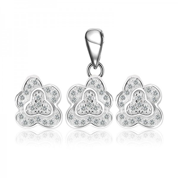 Bộ trang sức bạc Minina Love 1