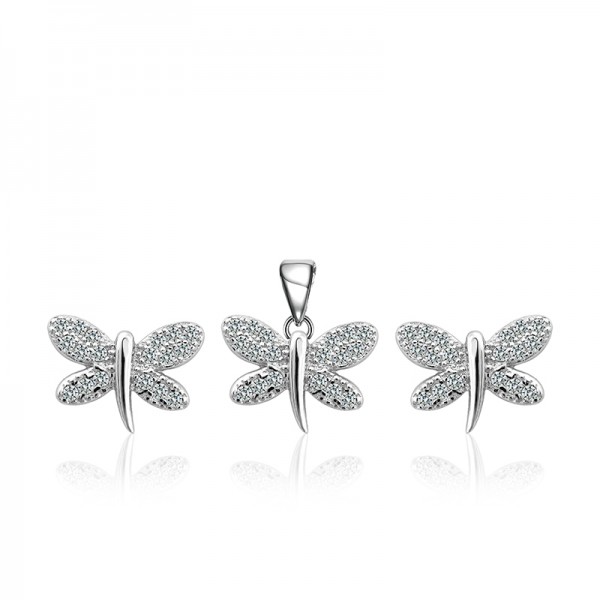 Bộ trang sức bạc Morgan Butterfly 1