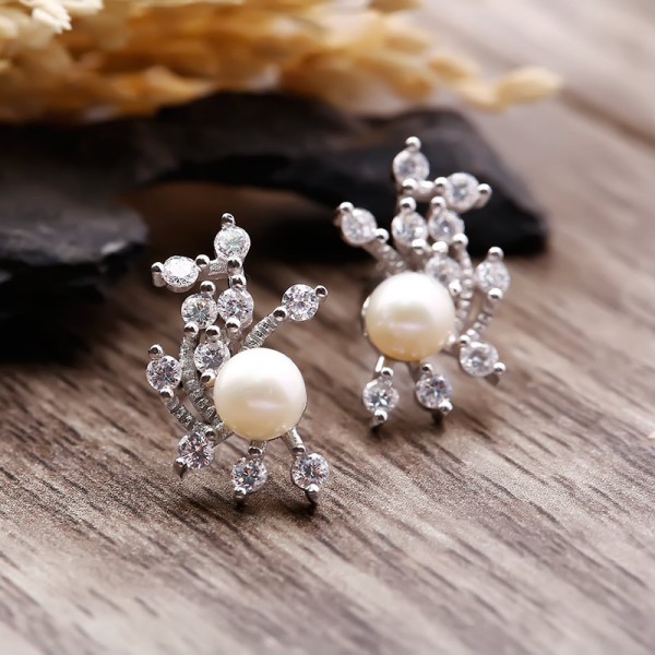 Bộ trang sức bạc ngọc trai Only You 4