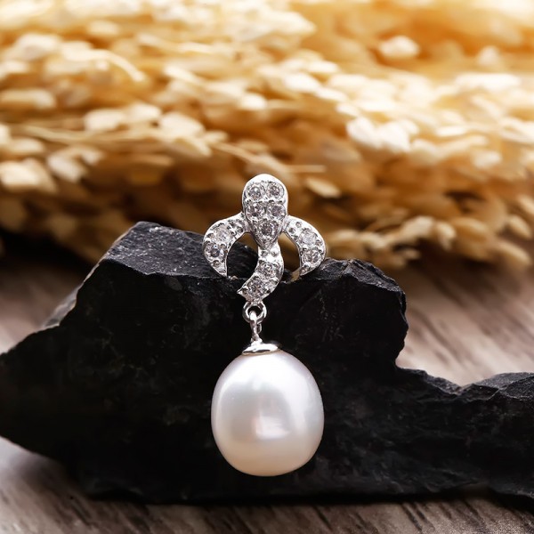 Bộ trang sức bạc ngọc trai Snowy Wish 3