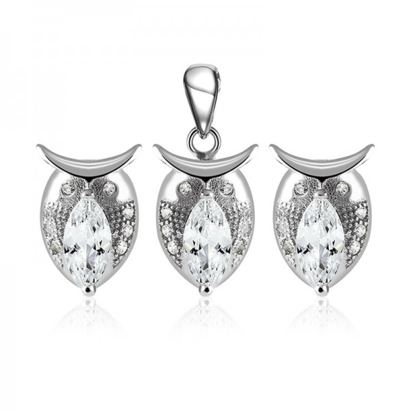 Bộ trang sức bạc Owl 1