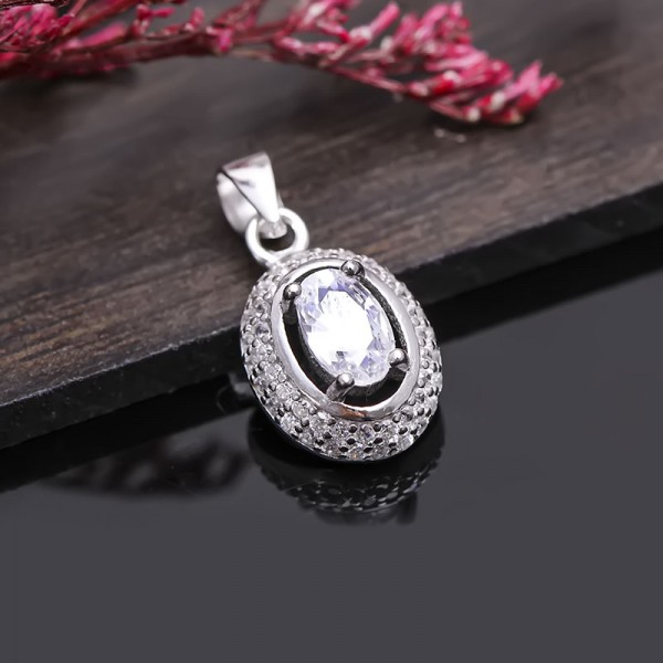 Bộ trang sức bạc Pretty Oval 4