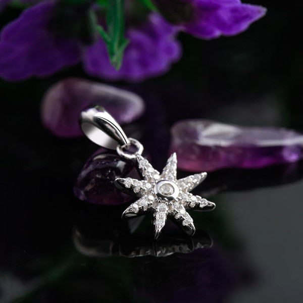 Bộ trang sức bạc Simi Flowers 4