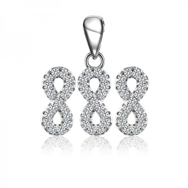 Bộ trang sức bạc Sobin Eight 1