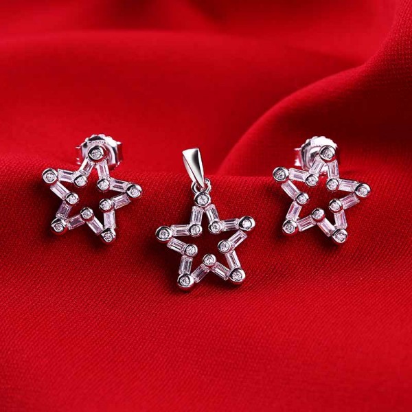 Bộ trang sức bạc Special Star 2
