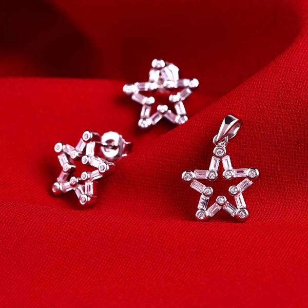 Bộ trang sức bạc Special Star 4