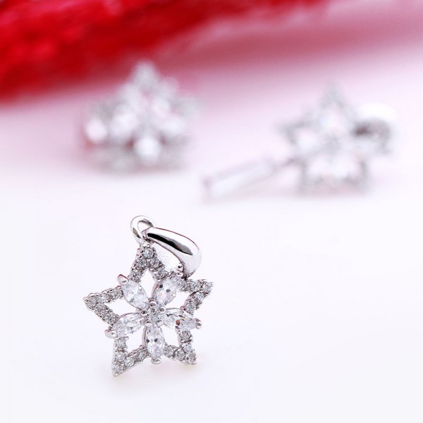 Bộ trang sức bạc Star And Flower 4