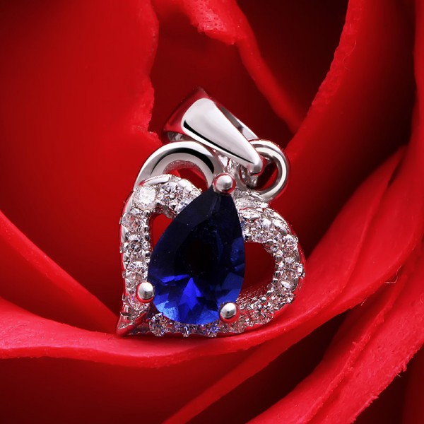 Bộ trang sức bạc Tear Heart 3