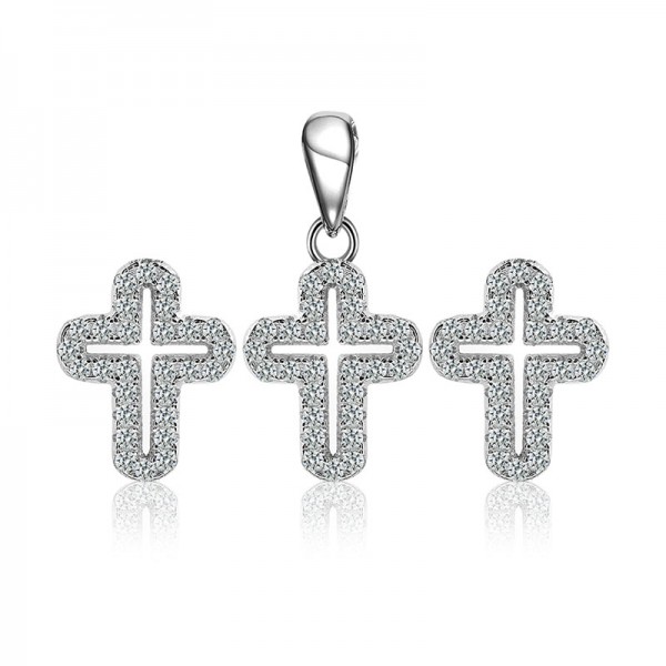 Bộ trang sức bạc The Cross 1