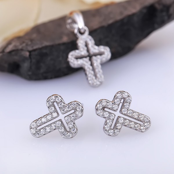 Bộ trang sức bạc The Cross 3