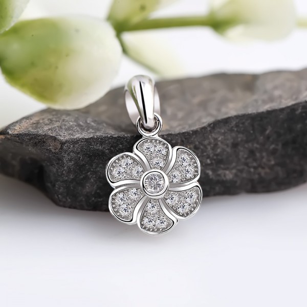 Bộ trang sức bạc Zin Flowers 4