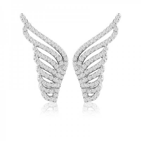Bông tai bạc Angel Wings 1
