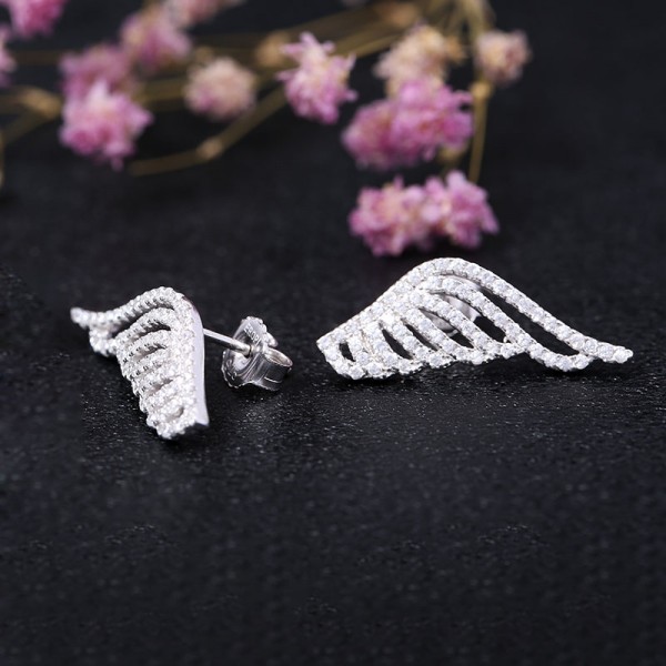 Bông tai bạc Angel Wings 2