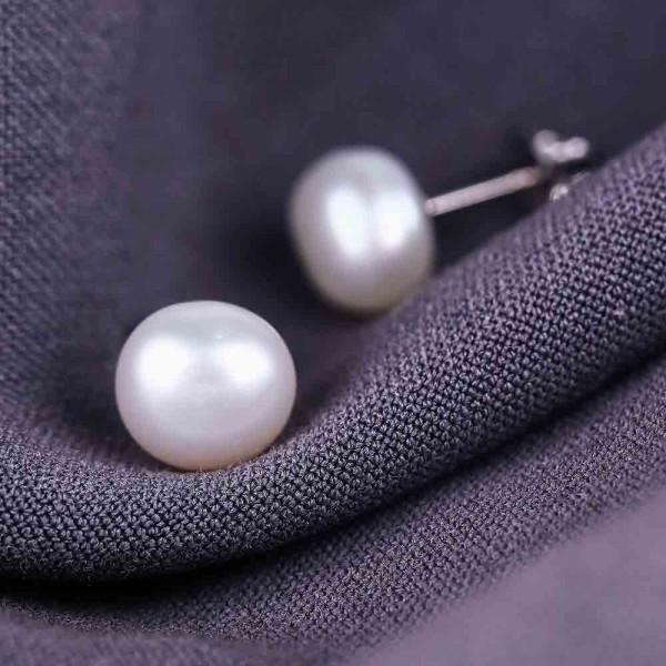 Bông tai bạc Brightly Pearl 2