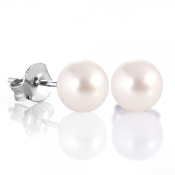 Bông tai bạc Brightly Pearl 3
