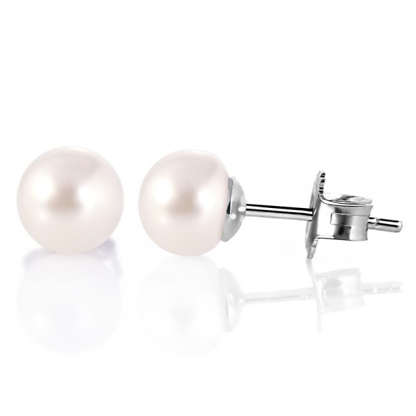 Bông tai bạc Brightly Pearl 4