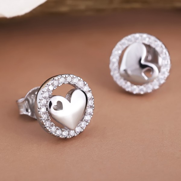 Bông tai bạc Diamond 3