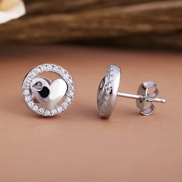 Bông tai bạc Diamond 4
