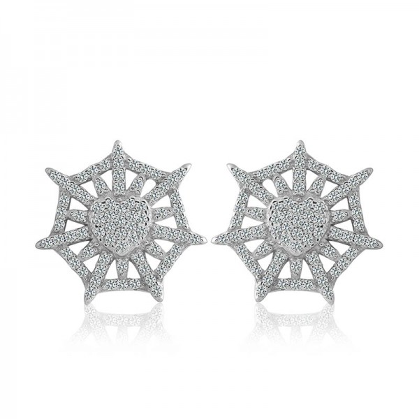 Bông tai bạc Lovely Wheel 1