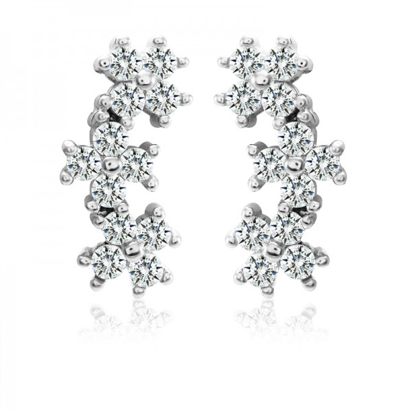 Bông tai bạc Orchild Beauty 1