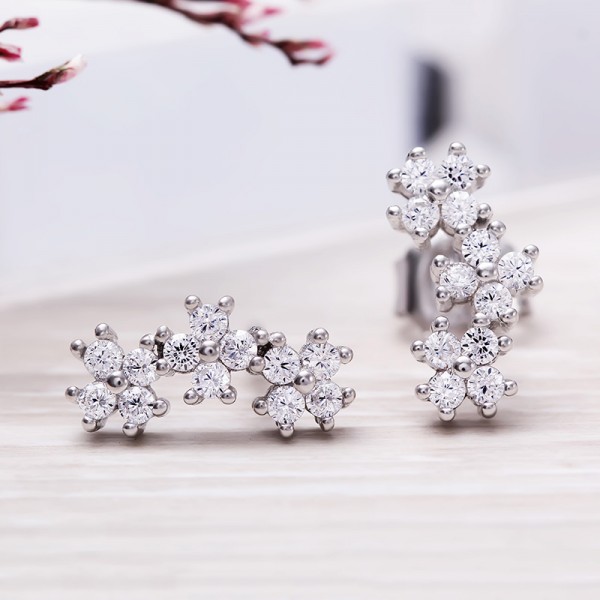Bông tai bạc Orchild Beauty 2