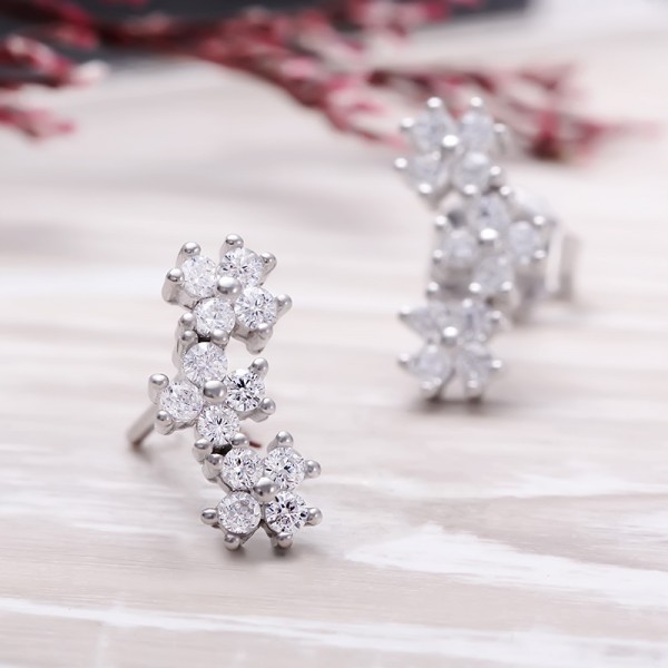 Bông tai bạc Orchild Beauty 3