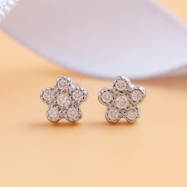 Bông tai bạc Special Flower 2