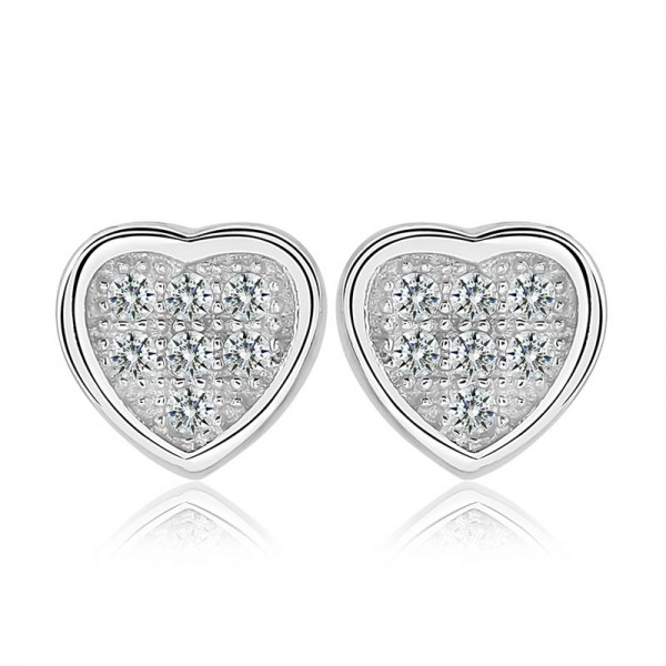 Bông tai bạc Tom Heart 1