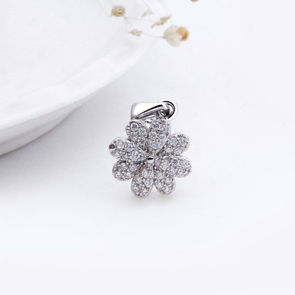 Bộ trang sức bạc White Flower 4
