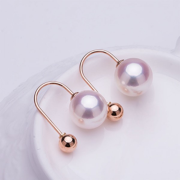 Bông tai vàng 18k ngọc trai biển Akoya 8-9mm Cadie