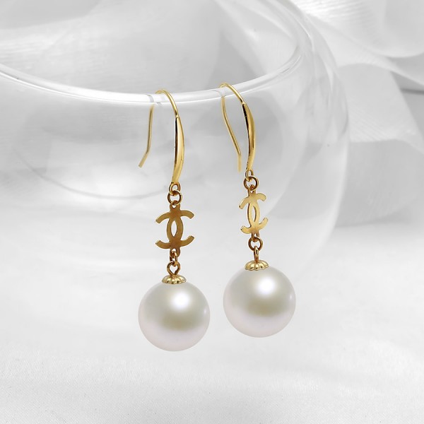 Bông tai vàng 18k ngọc trai thật Sebastian