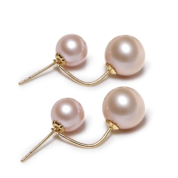 Bông tai vàng 18k ngọc trai thật Tipey 7-9mm