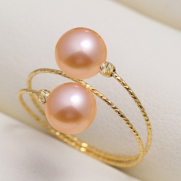 Nhẫn vàng 18k ngọc trai thật Will 5-6mm