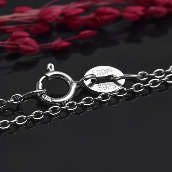 Dây chuyền bạc Fidelma Love  4