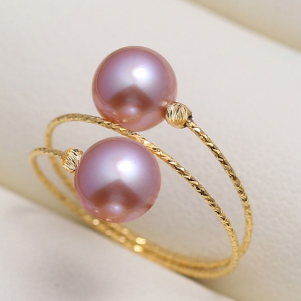 Nhẫn vàng 18k ngọc trai thật Will 5-6mm